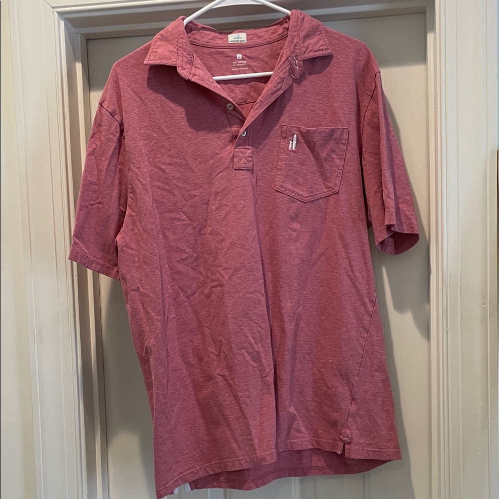 johnnie-O Classic Pink red Polo Shirt